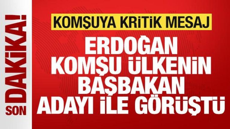 Cumhurbaşkanı Erdoğan, Irak Başbakan adayı Zeydi ile görüştü