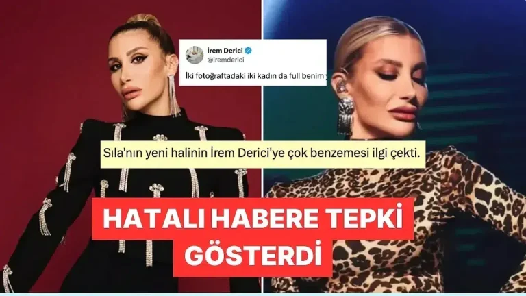 İrem Derici’den Sıla Gençoğlu benzetmesine ilişkin haber sayfasına yanıt